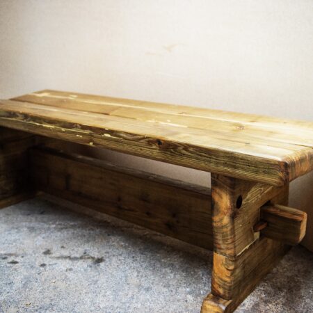 Wooden bench
