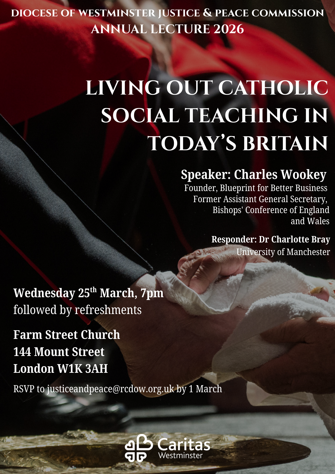 ‘Living Out Catholic Social Teaching in Today’s Britain’ – Justice and Peace Commission Annual Lecture 2026